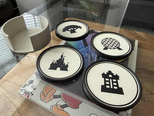 Theme park coaster set - theme,
