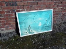 Vintage 1970's Wings Of Love Picture Framed 38" X 26"