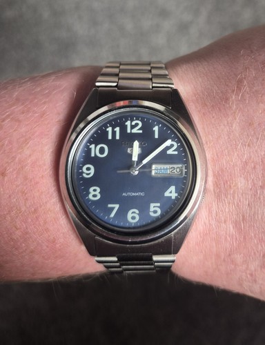 Seiko vintage mens navy - seiko,