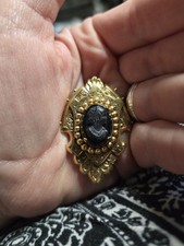 Antique Victorian Jet Black