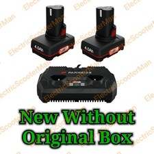 Parkside 12V 2 × 4Ah Battery And 1 × Double Charger For X12V Cordless Power Tool