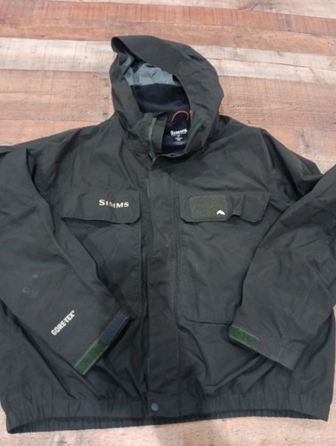 Simms jacket mens large - jacket, green