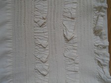 2  X Pretty Cotton Pillow Cases From Zara & Laura Ashley. Embroidery & Shirring