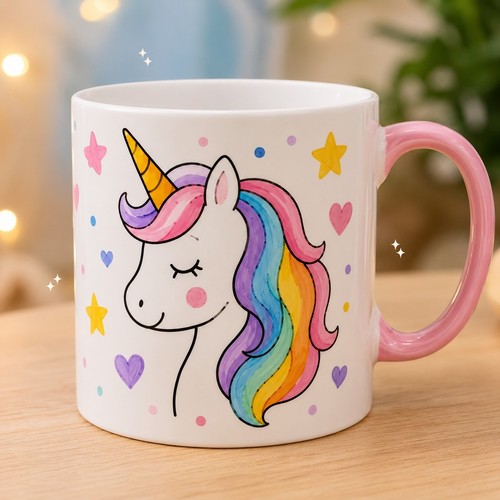 Unicorn theme mug design - theme,