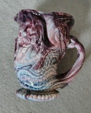 Slag Glass Fish Jug  10cm High