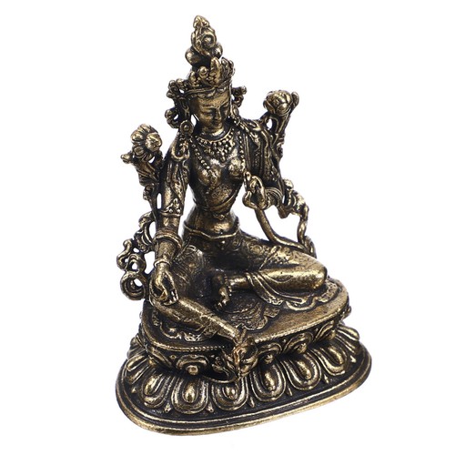 Brass tara buddha - tara, retro