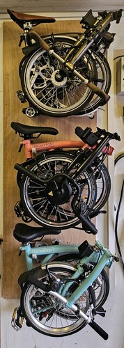 Brompton folding bicycle wall - brompton,