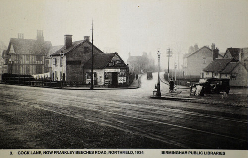 Postcard frankley beeches - postcard, road