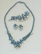 Vintage Demi Parure Blue