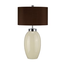 Table Lamp Small Ceramic Cream