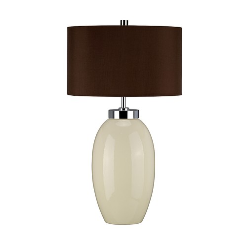 Table lamp small - lamp, cream