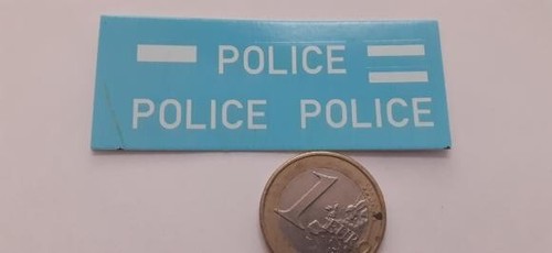 Decals citroen traction police - decals,