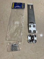 6 INCH GALVANISED HEAVY DUTY HASP AND STAPLE FOR DOOR, GATE AND SECURITY LOCKS