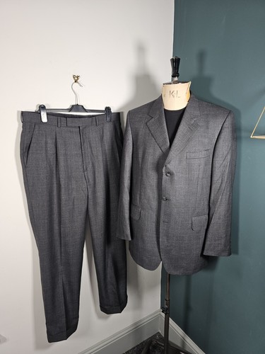 Crombie piece suit wool - piece, mens