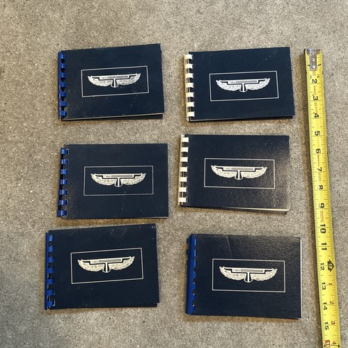 Twa flight log book lot - flight,