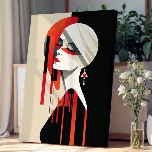 Minimalist art deco - minimalist, canvas