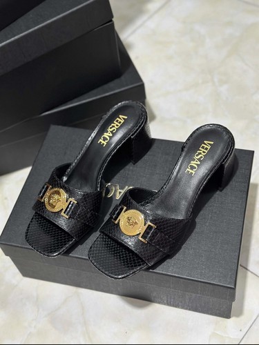 Versace women black - versace, leather
