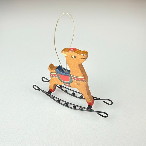 Vintage rocking reindeer
