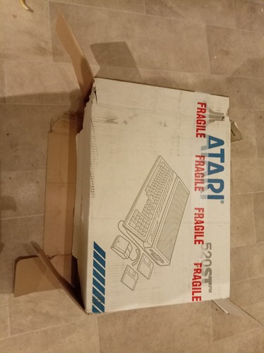 Atari 520stfm original box - atari, st