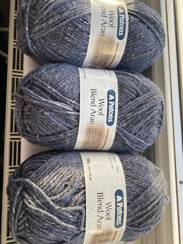 Patons wool blend aran - patons, 3x