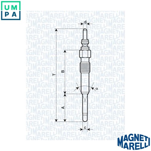 Glow plug 062900085304 - 062900085304, for