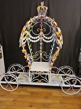 Large Cinderella Carriage for HIRE only, wedding cake carriage, centrepiece