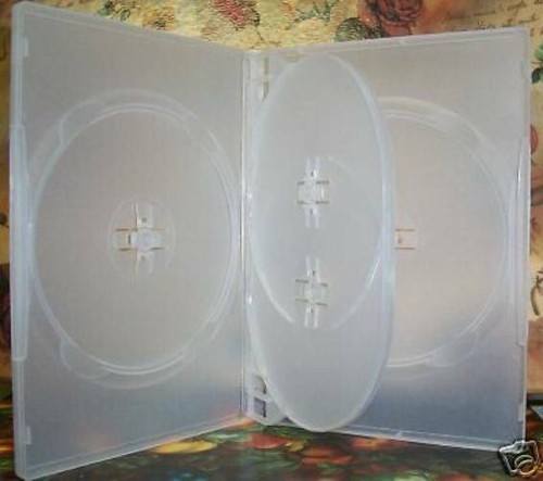 500 slim quad dvd cases - slim,