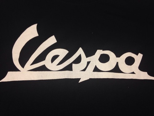 Vespa black shirt - black, xl
