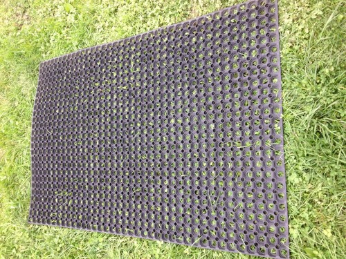 Rubber grass mat playground - grass,