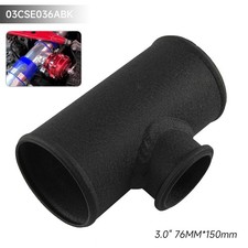 Universal 50mm V-band BOV Flange 3.0" 76mm Tube Pipe Blow off Valve Turbo Black