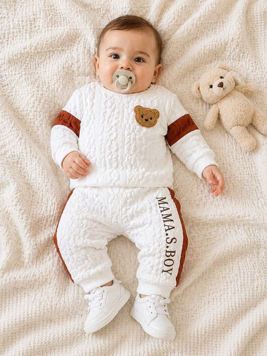 Baby boys teddy - teddy, tracksuit