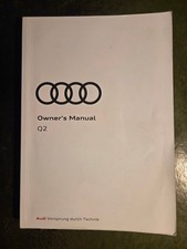 GENUINE AUDI Q2 OWNERS MANUAL