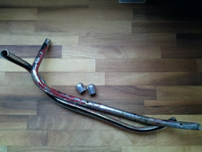 lambretta Very Rare Original D150 Chrome on Brass Legshield Beading and Caps