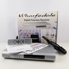 Wharfedale DV832BN(2) Digital Freeview Receiver with Remote Original Box Tested