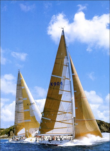 1998 vintage sailing print - vintage,