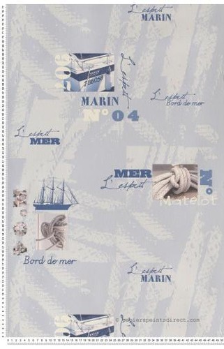 Pale blue seaside wallpaper - pale,