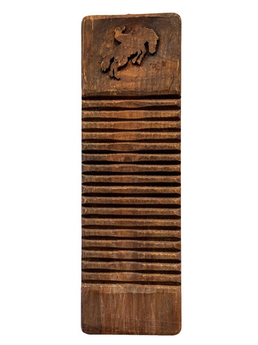 Antique solid wood scrub - wood,