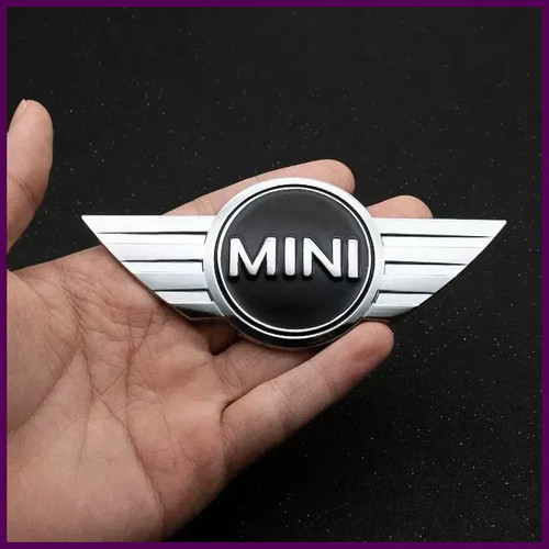 Mini badge logo front - front, bonnet