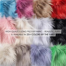 Fluffy Shaggy Faux Fur Fabric