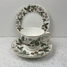 Wedgwood Strawberry Hill Tea Trio Cup Saucer & Side Plate Superb Condition