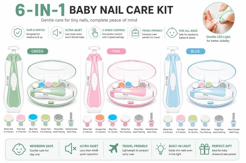 Baby electric nail trimmer - nail,
