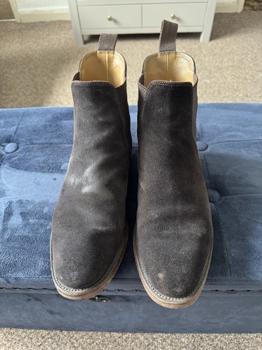 Loake chelsea boots 10f brown - loake,
