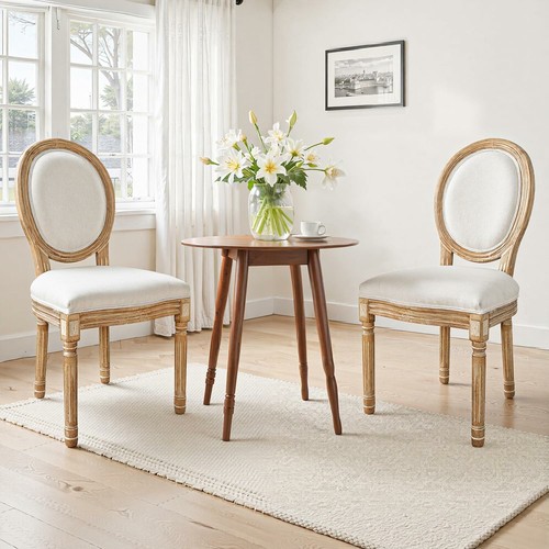 Bonvache cream dining chairs - cream,
