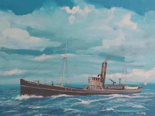 Original marine art painting - original,
