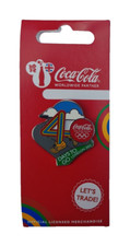 OFFICIAL LONDON 2012 COCA COLA OLYMPIC COUNTDOWN 4 DAYS TO GO PIN BADGE