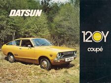 Datsun Nissan Sunny 120Y Coupe 1974-1975 UK Market Single Sheet Sales Brochure