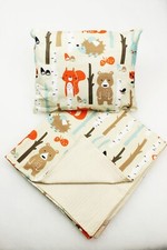 2 pc blanket set for cradle