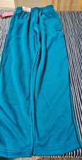 NEW MEN'S SIZE SMALL SLAZENGER OPEN HEM THICK  JOGGERS TEAL COLOUR 