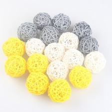 15pcs Wicker Rattan Ball