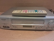 SHARP  VC-MH704  6HEAD NICAM VCR VHS Video Cassette Recorder player SERVICED
